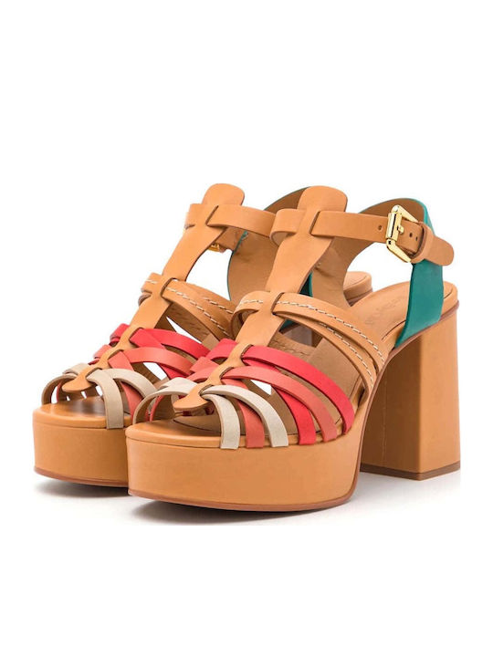Damen Sandalen in Mehrfarbig Farbe
