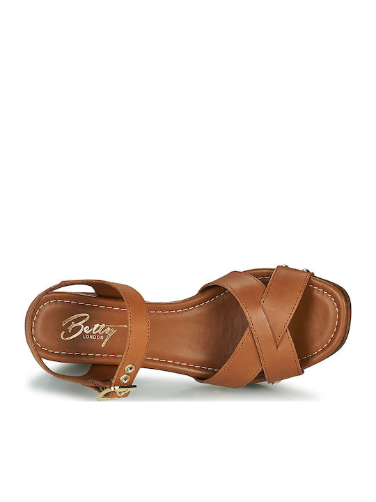 Lolla Sandale Elegante Damă Maro
