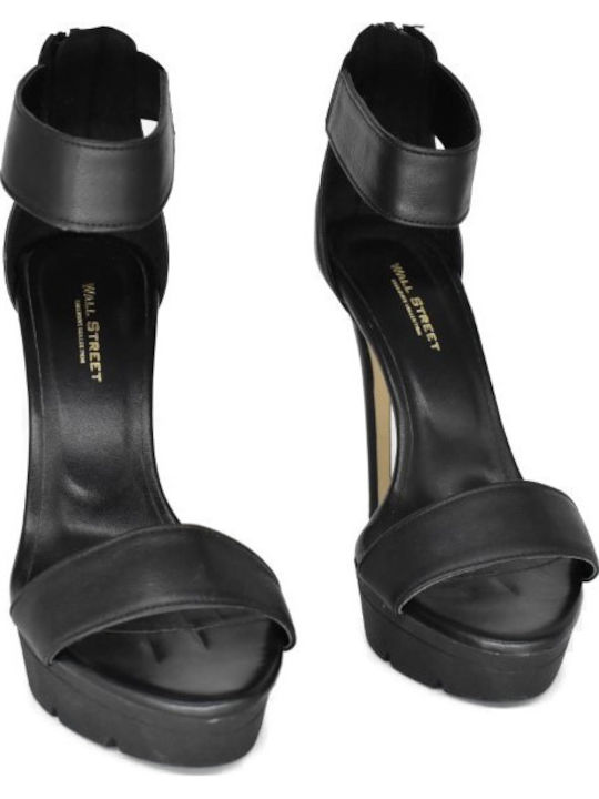Leather Sandals Black