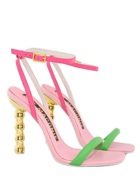 Kat Maconie Leder Damen Sandalen in Mehrfarbig Farbe