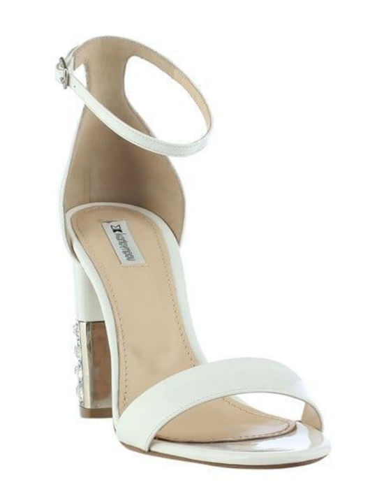 Leder Sandalen Weiß