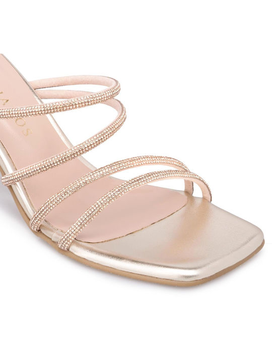 Sagiakos Damen Sandalen in Gold Farbe