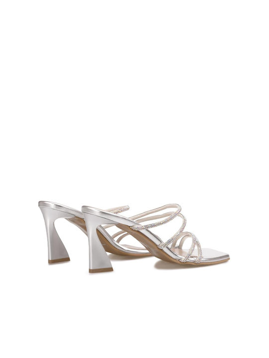 Damen Sandalen in Silber Farbe