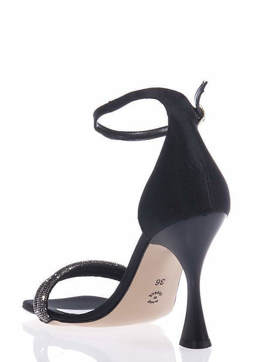 Moyo Stoff Damen Sandalen in Schwarz Farbe