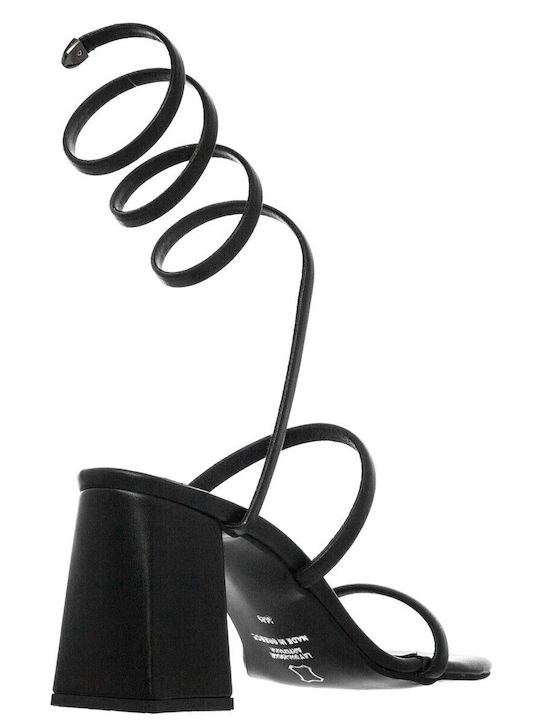 Leather Sandals Black