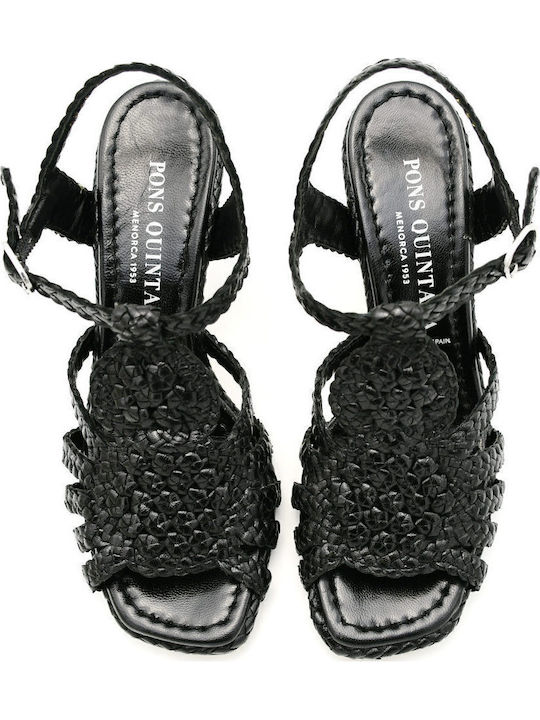 Δερμάτινα Πέδιλα Μαύρα