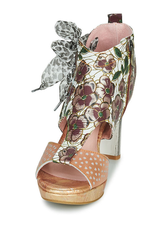 Leder Sandalen Beige