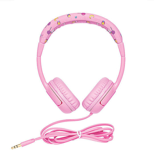 Kiddoboo Wired On Ear Headphones Sugar Pink