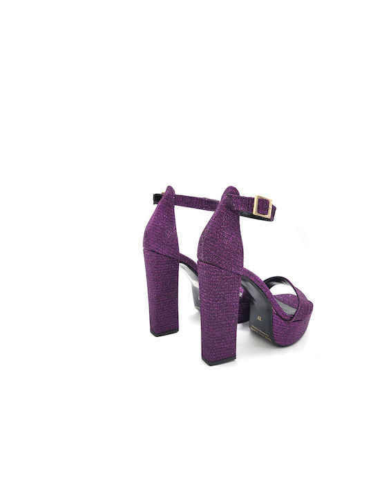 Beatris Sandale dama in Culorea Violet