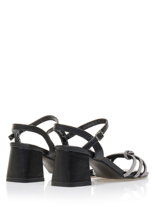 Sandals with Strass Black