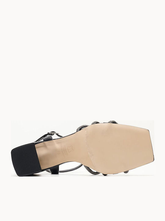 Leder Sandalen Schwarz