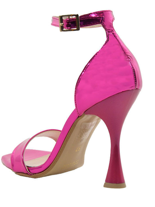 Sandalen Fuchsie