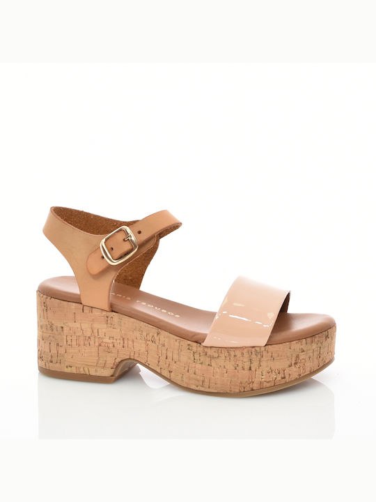 Aris Tsoubos Platform Women's Sandals Pink