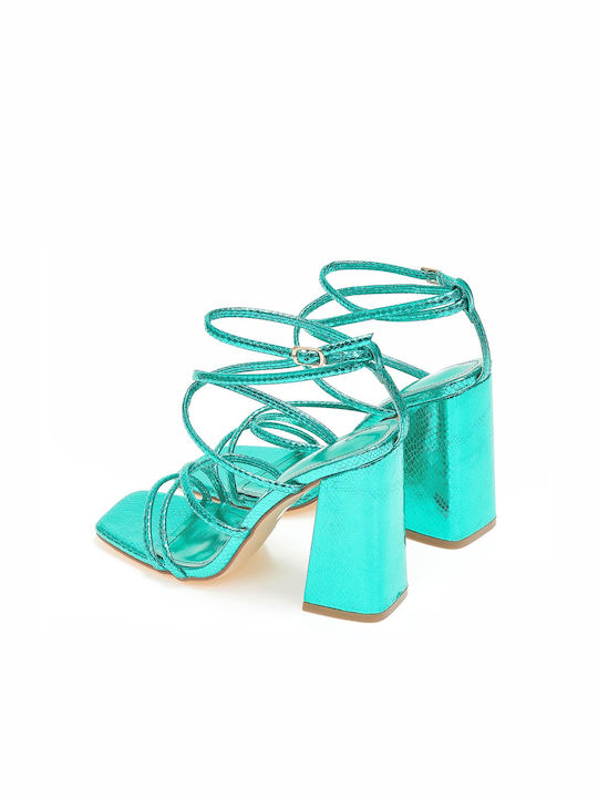 Diamantique Women's Sandals Turquoise