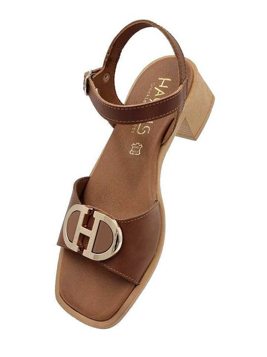 Harris Damen Sandalen in Tabac Braun Farbe