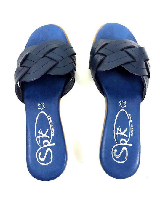 Pegabo Anatomic Leather Women's Sandals Blue 2170