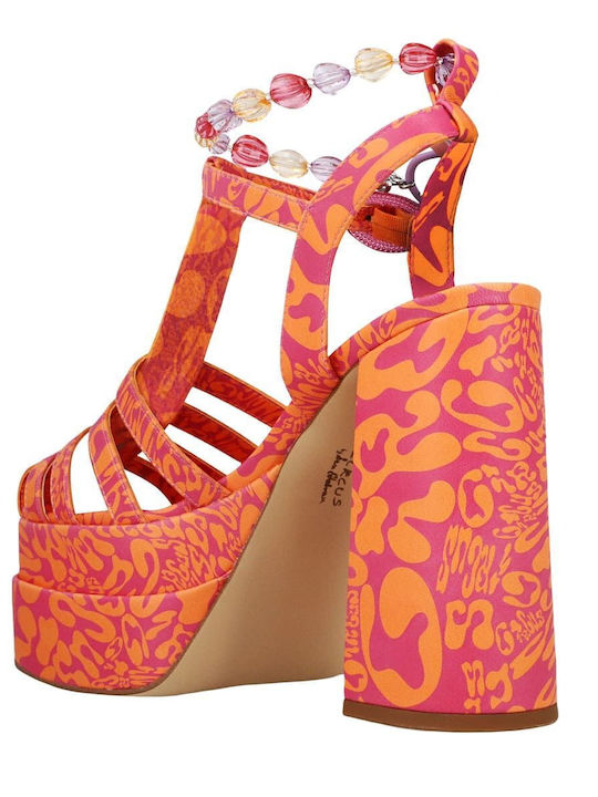 Sandalen Orange