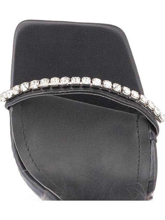 Sandals with Strass Black