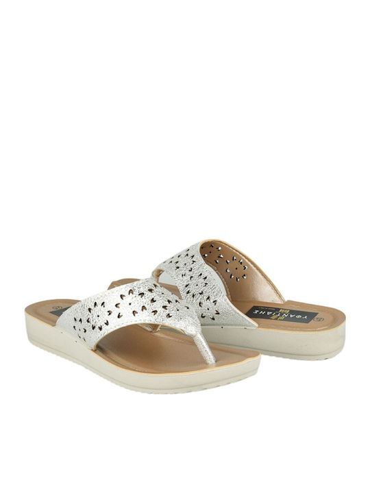 Women's Silver Flat Sandals