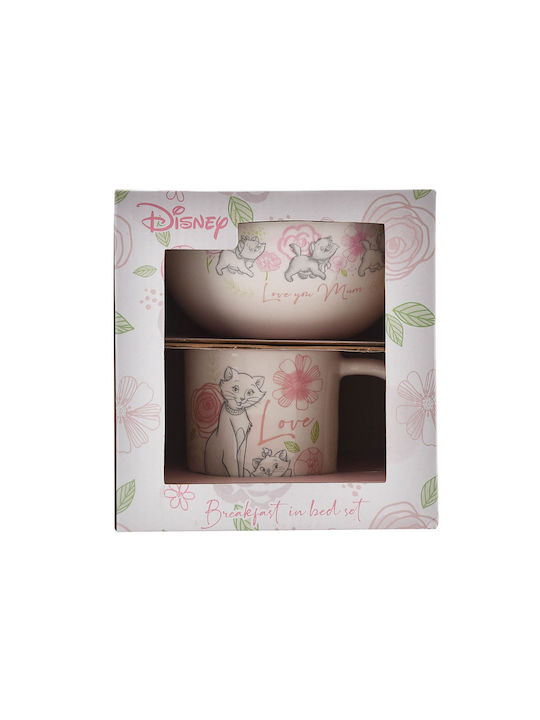 Disney Disney Breakfast In Bed Set Σετ Φλιτζάνια Καφέ από Πορσελάνη Καφέ 2τμχ