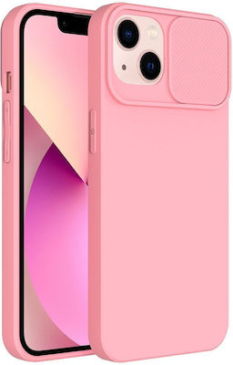 Forcell Slide Silicone Back Cover Pink (Redmi 9C)