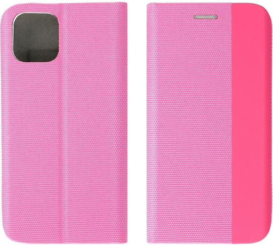 Forcell Sensitive Book Δερματίνης Ροζ (Redmi Note 12 Pro / Poco X5 Pro)