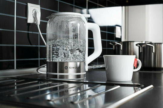 Singer Kettle 1.5lt 2200W White