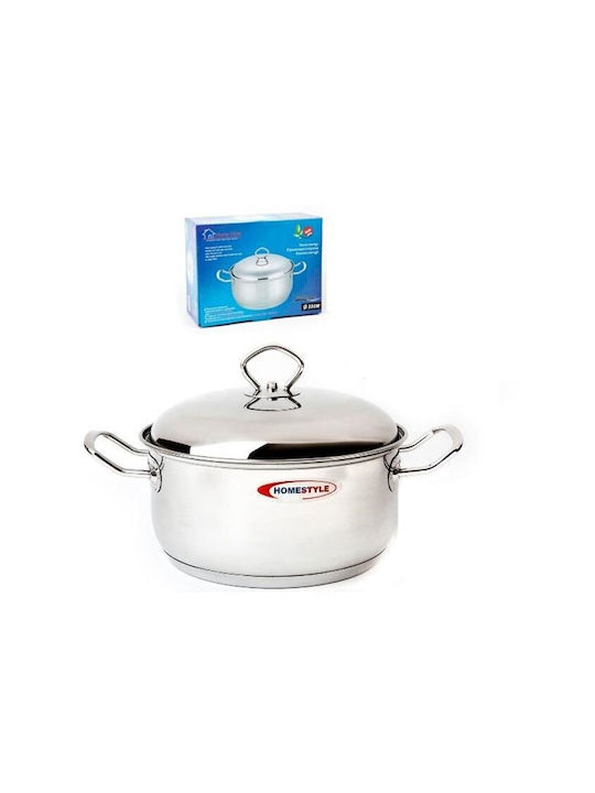 Homestyle Stainless Steel Stockpot 10.3lt / 30cm