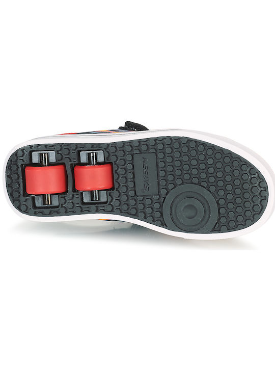 Kids Sneakers with Scratch & Wheels Black