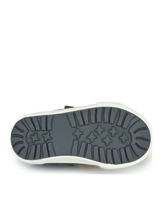 Παιδικά Sneakers High με Σκρατς Μπλε