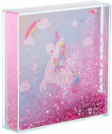 Sass & Belle Rainbow Unicorn Glitter Tabletop Decorative