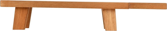 Bergner Wooden Cheese Serving Platter with Handle 38x11x7cm
