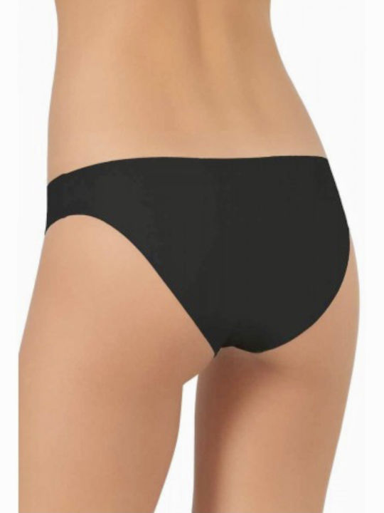 Promise Damen Slip 2Pack Nahtlos Schwarz