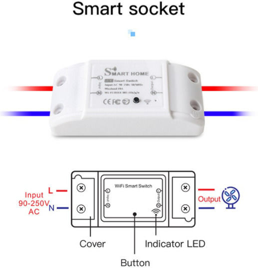 Stimeno Smart Switch Wi-Fi 10A