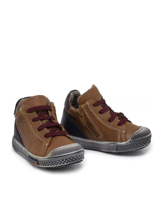 Crocodilino Kids Sneakers High Anatomic Brown