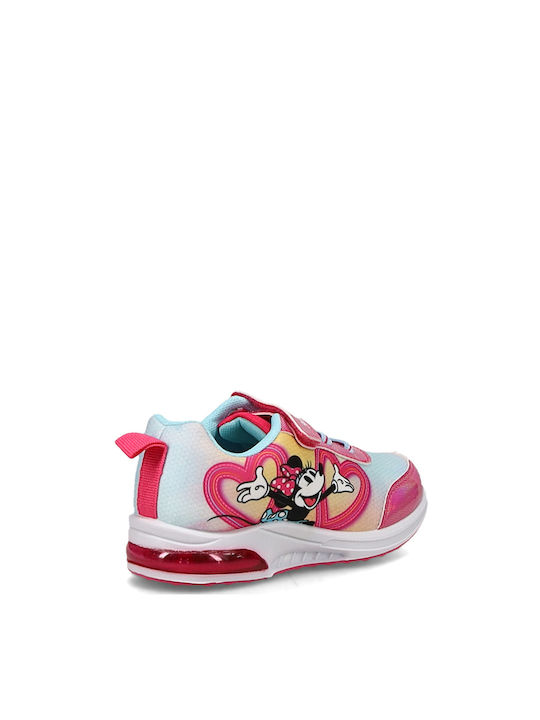 Παιδικά Sneakers mit Klettverschluss & Lichtern Rosa ->