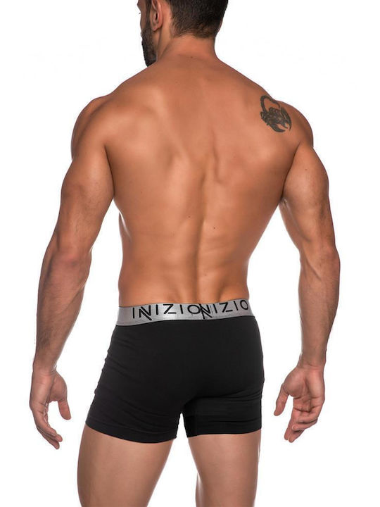 Inizio Men's Boxer Black