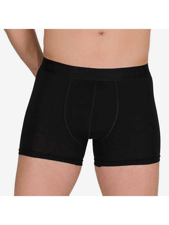 Berrak Herren Boxershorts Schwarz 3Packung