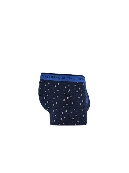 Scuola Nautica Italiana Herren Boxershorts Blau 1Packung