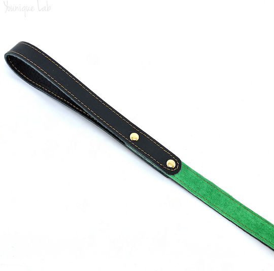 Younique Lab Dog Leash/Lead Leather SMALL in Black color 3cm
