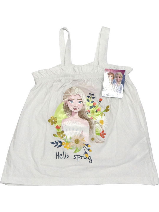 Kinder-Set mit Shorts Sommer 2Stück Weiß Frozen
