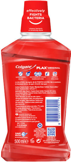 Colgate Plax Original Στοματικό Διάλυμα 500ml