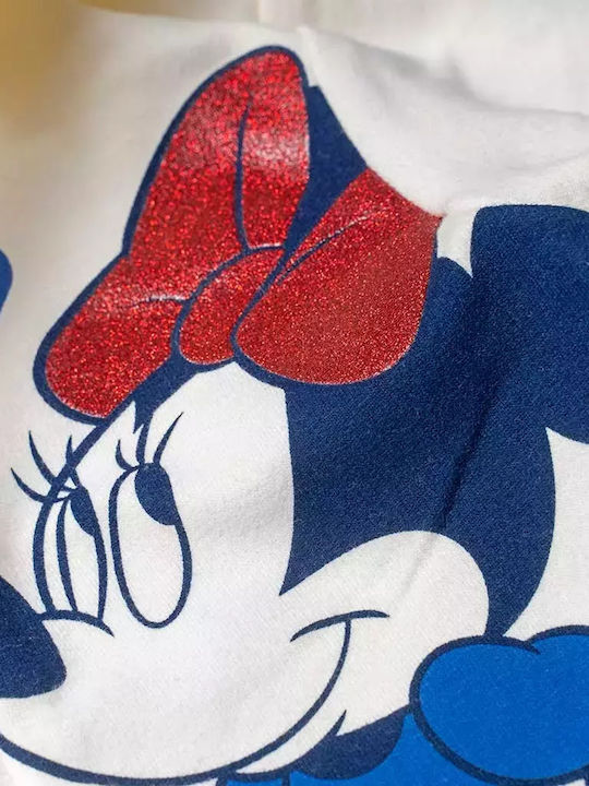 Παιδικό Σετ με Κολάν Χειμερινό 2τμχ Μπεζ Minnie