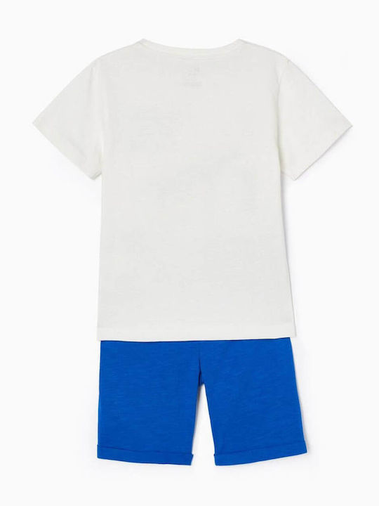 Zippy Kids Set with Shorts Summer 2pcs White