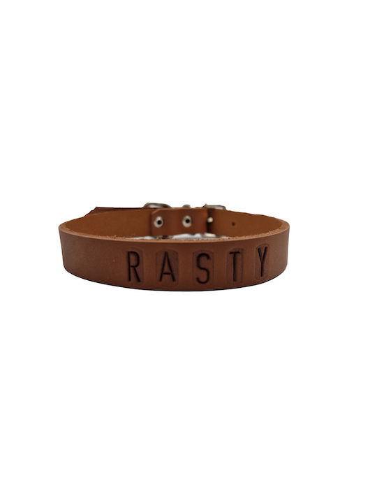 ByLeather Dog Collar 35cm Small Brown