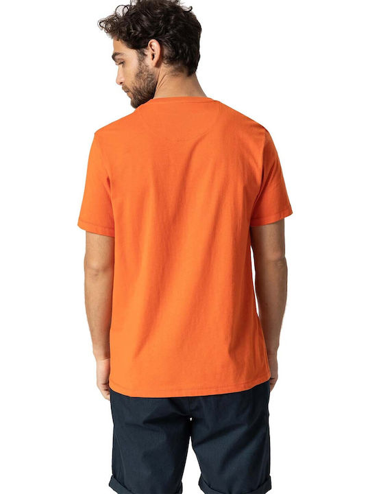 Tiffosi Herren T-Shirt Kurzarm Orange