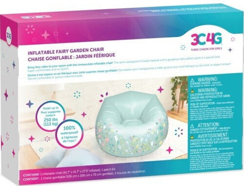 Make It Real nflatable Sparkle Chair Φουσκωτή Πολυθρόνα Πράσινη 107cm