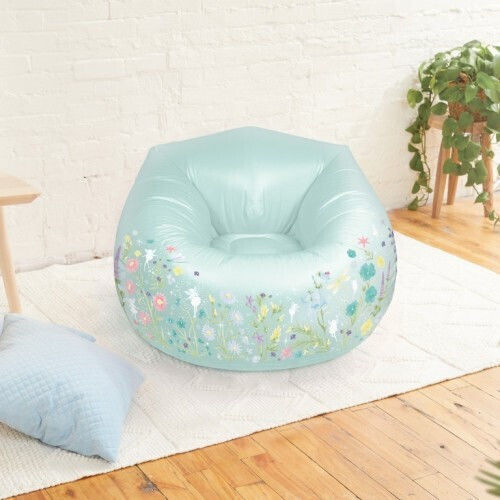 Make It Real nflatable Sparkle Chair Φουσκωτή Πολυθρόνα Πράσινη 107cm