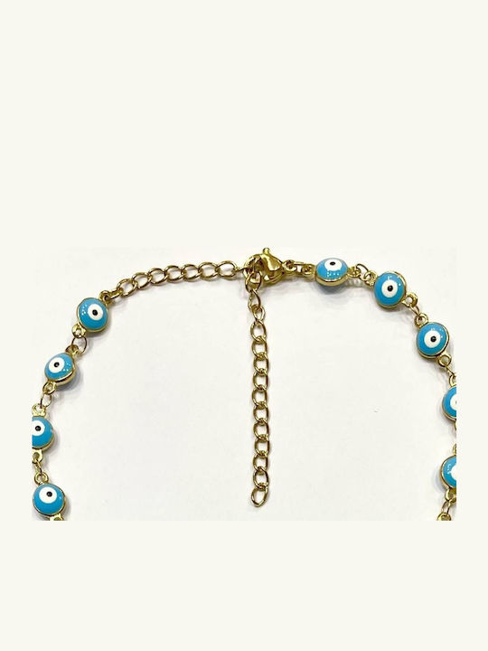 Kostibas Fashion Επιχρυσωμένη Αλυσίδα Ποδιού από Ατσάλι Kostibas Fashion Επιχρυσωμένη Αλυσίδα Ποδιού από Ατσάλι