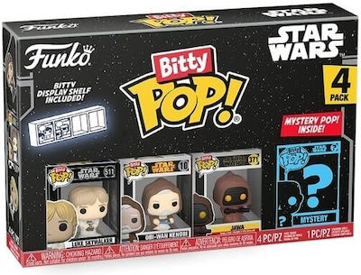 Funko Bitty Pop! Movies: Star Wars - Luke Skywalker, Obi-Wan Kenobi, Jawa & Chase Chase